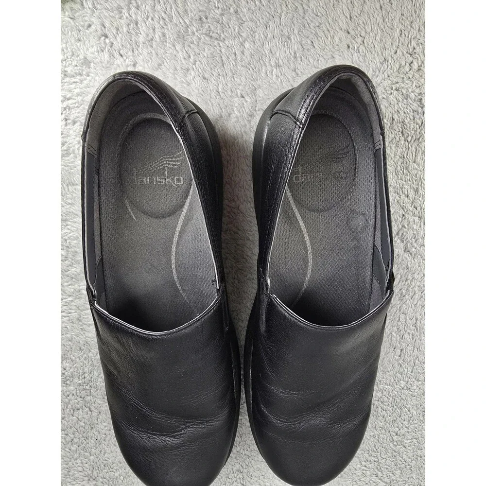 Dansko Ellie Slip-On Sneaker Women Black Leather 41EU 10-10.5(US)